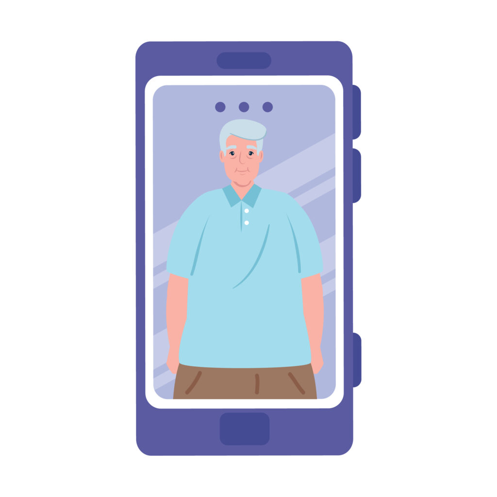 Family video call for Father's Day wekeend